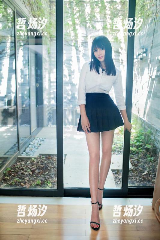 TuiGirl推女郎 - 何何夕的眼镜高清套图，怎么能缺少你的“嘿！”？